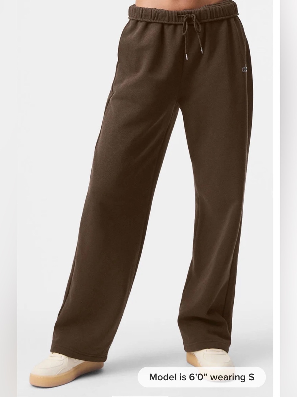 Alo Yoga Accolade Sweatpants Espresso Brown XS Unisex